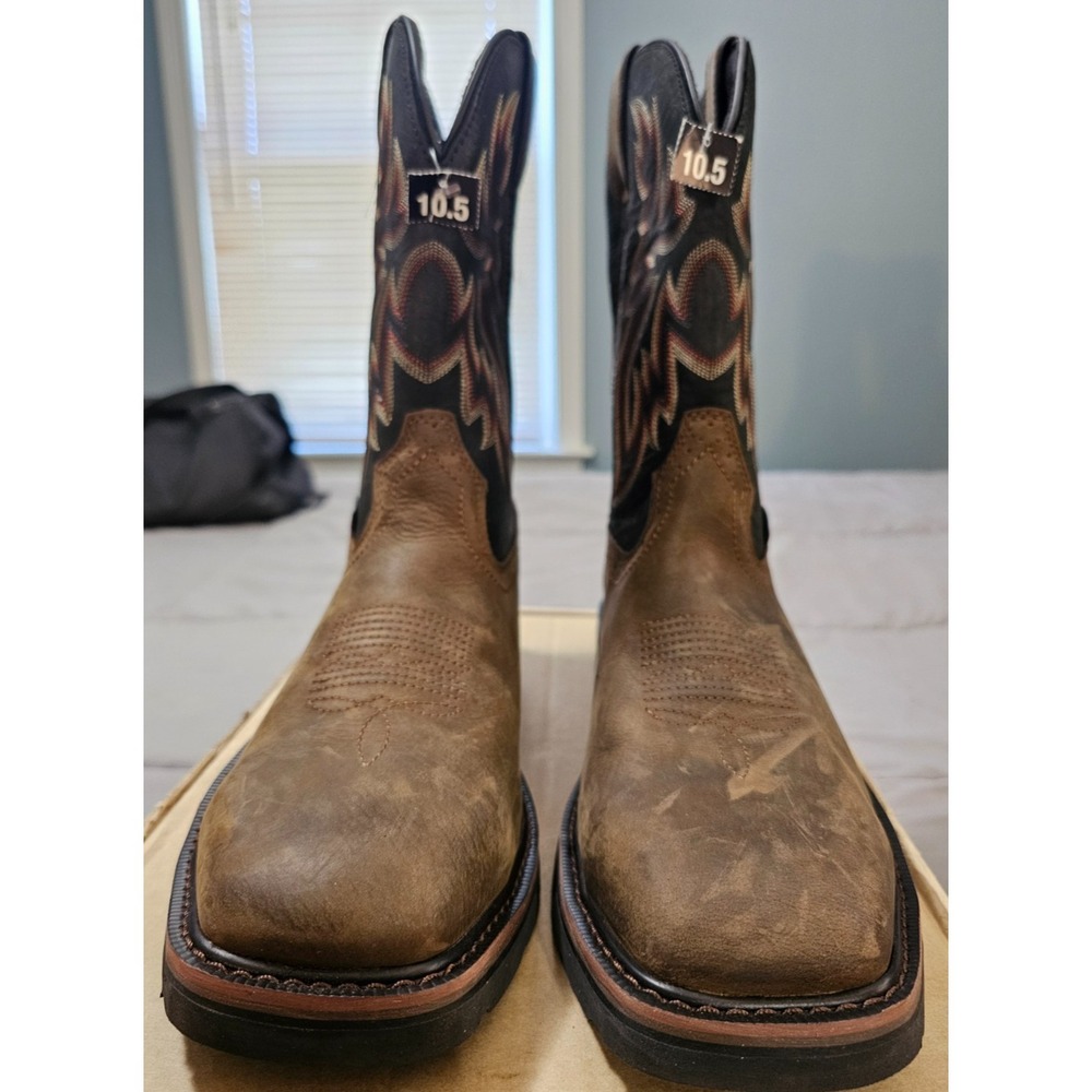 Wolverine® (Men's 10.5‎ M) Rancher™ Waterproof Wellington Steel-Toe Work Boots View 3